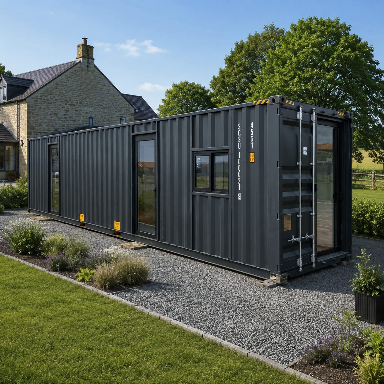 20ft and 40ft container home size comparison