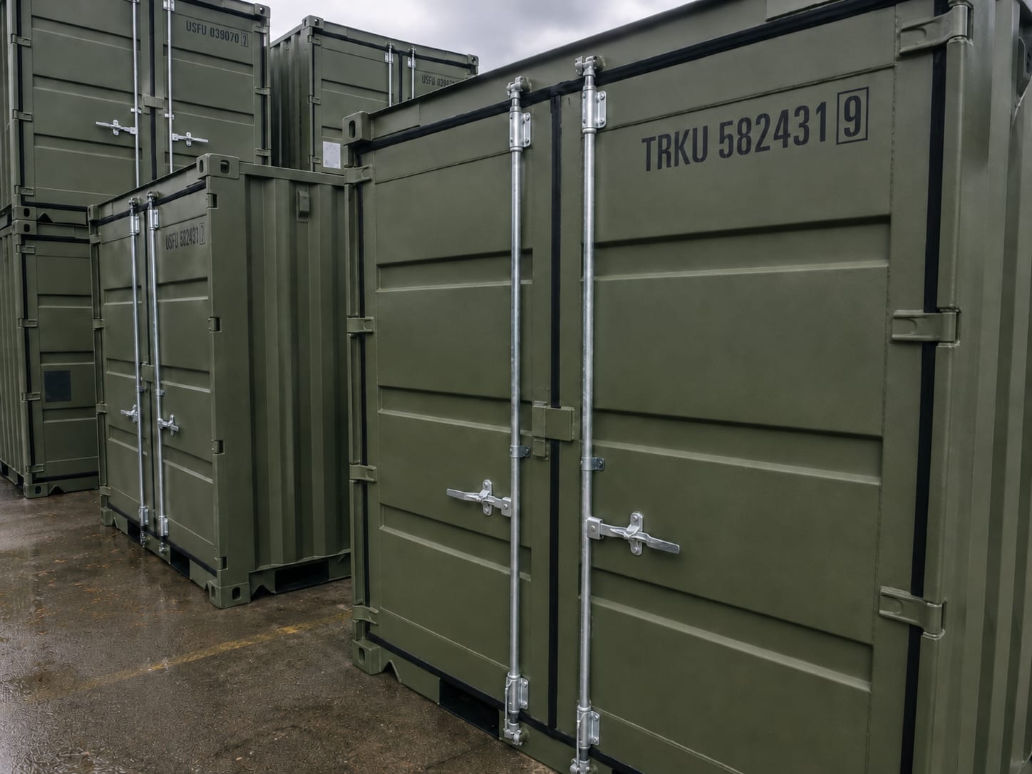 Blast-resistant specialist container build for protected installations