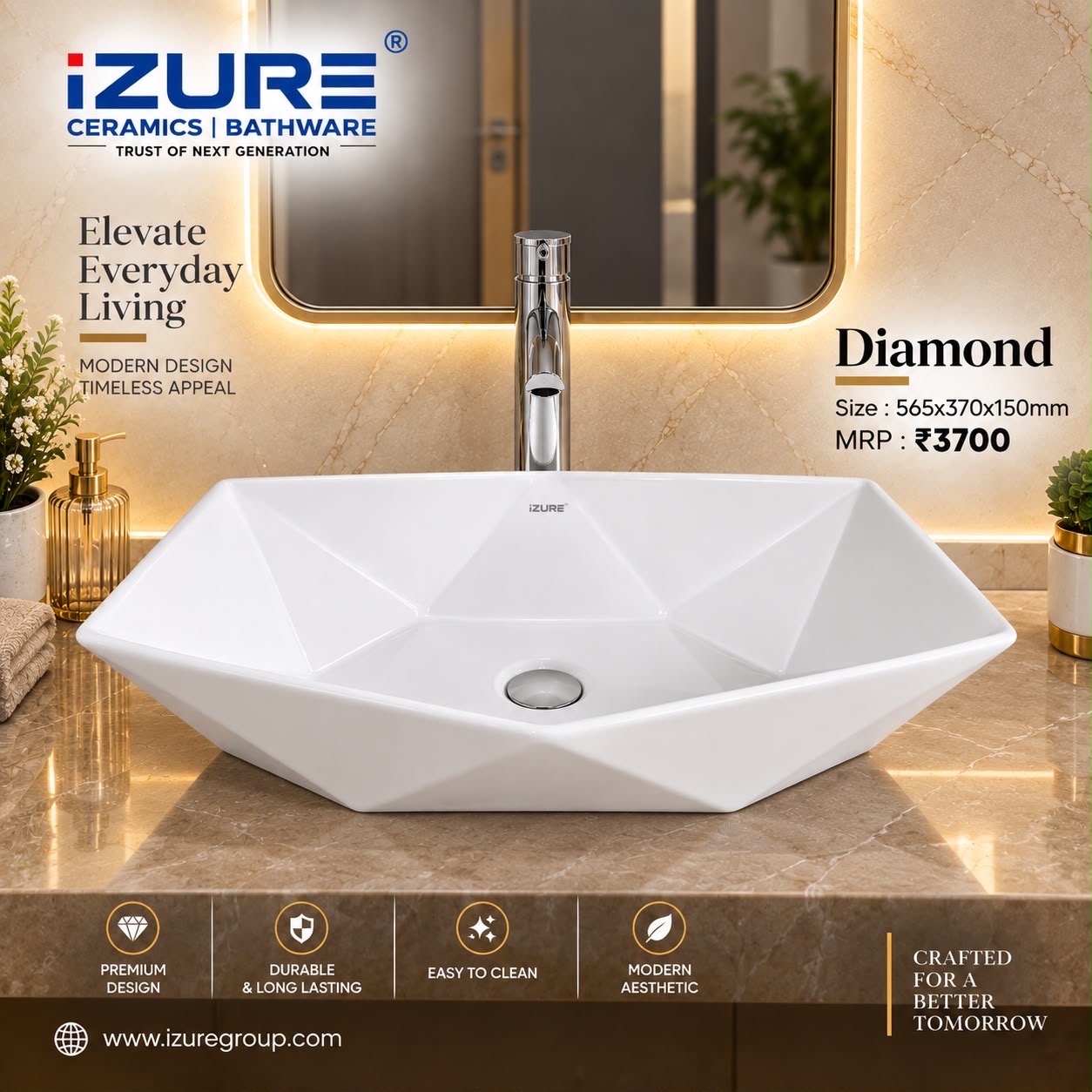 Diamond TTP Premium Sanitaryware