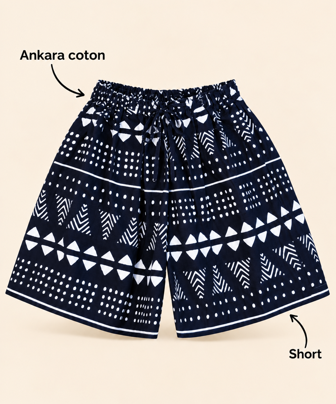 Short bleu nuit