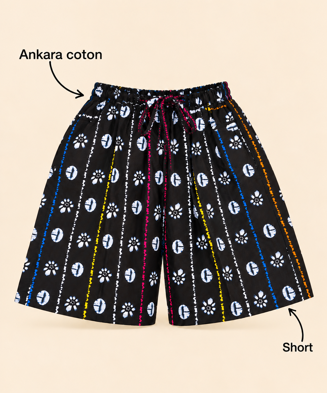 Short coloré