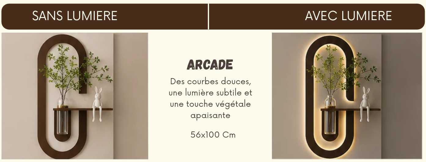 DECOR MURAL RETROECLAIRE • 56x100 Cm
