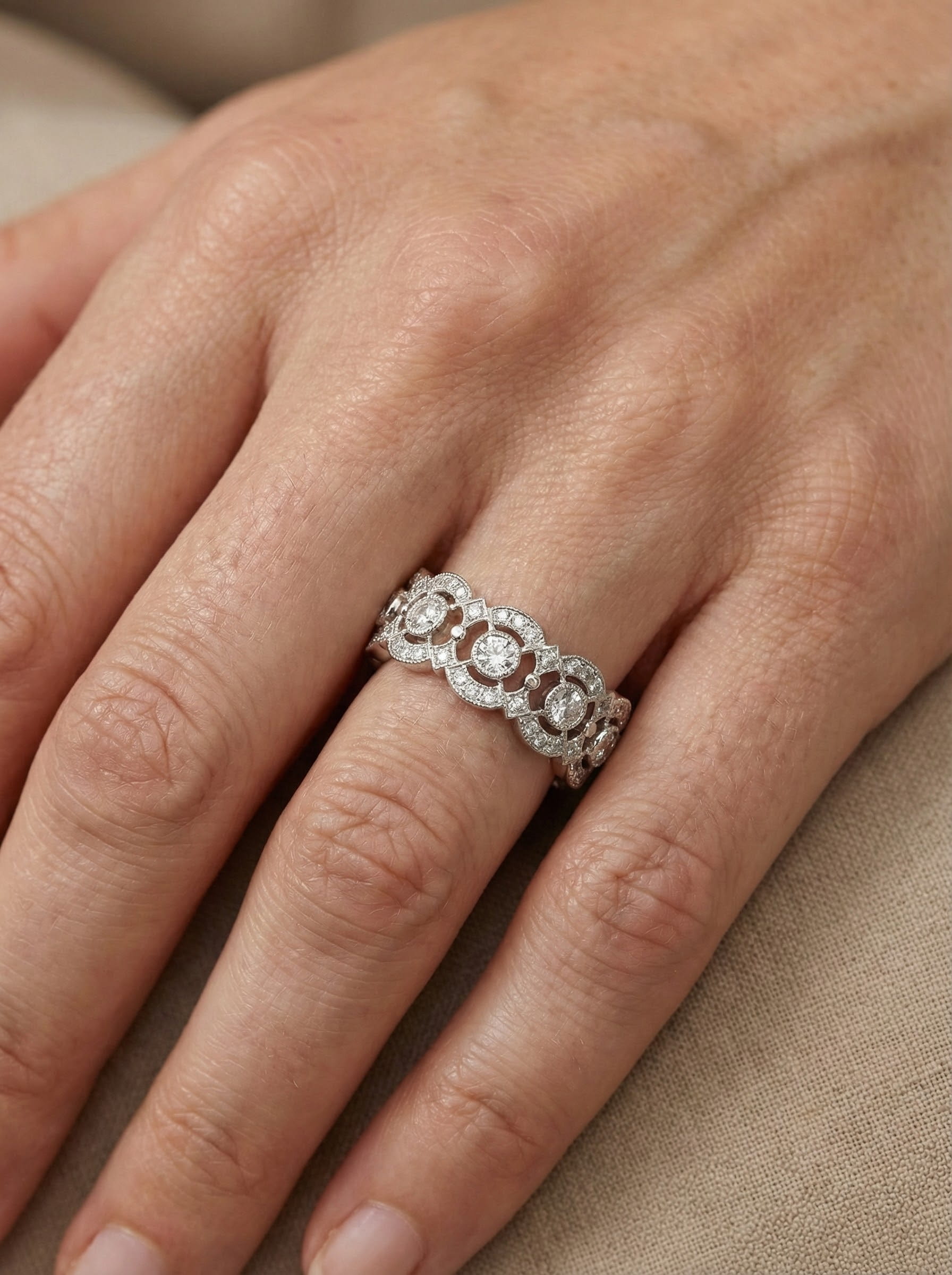 Eternity Lab Grown Diamond Ring, 2.5 Cttw