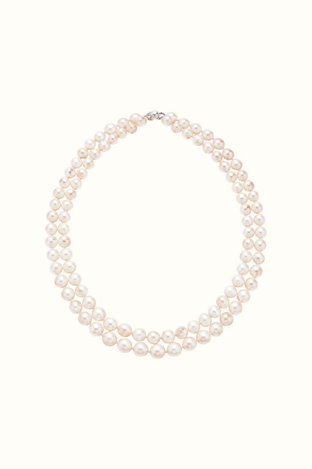 Double Strand Freshwater Pearl Necklace