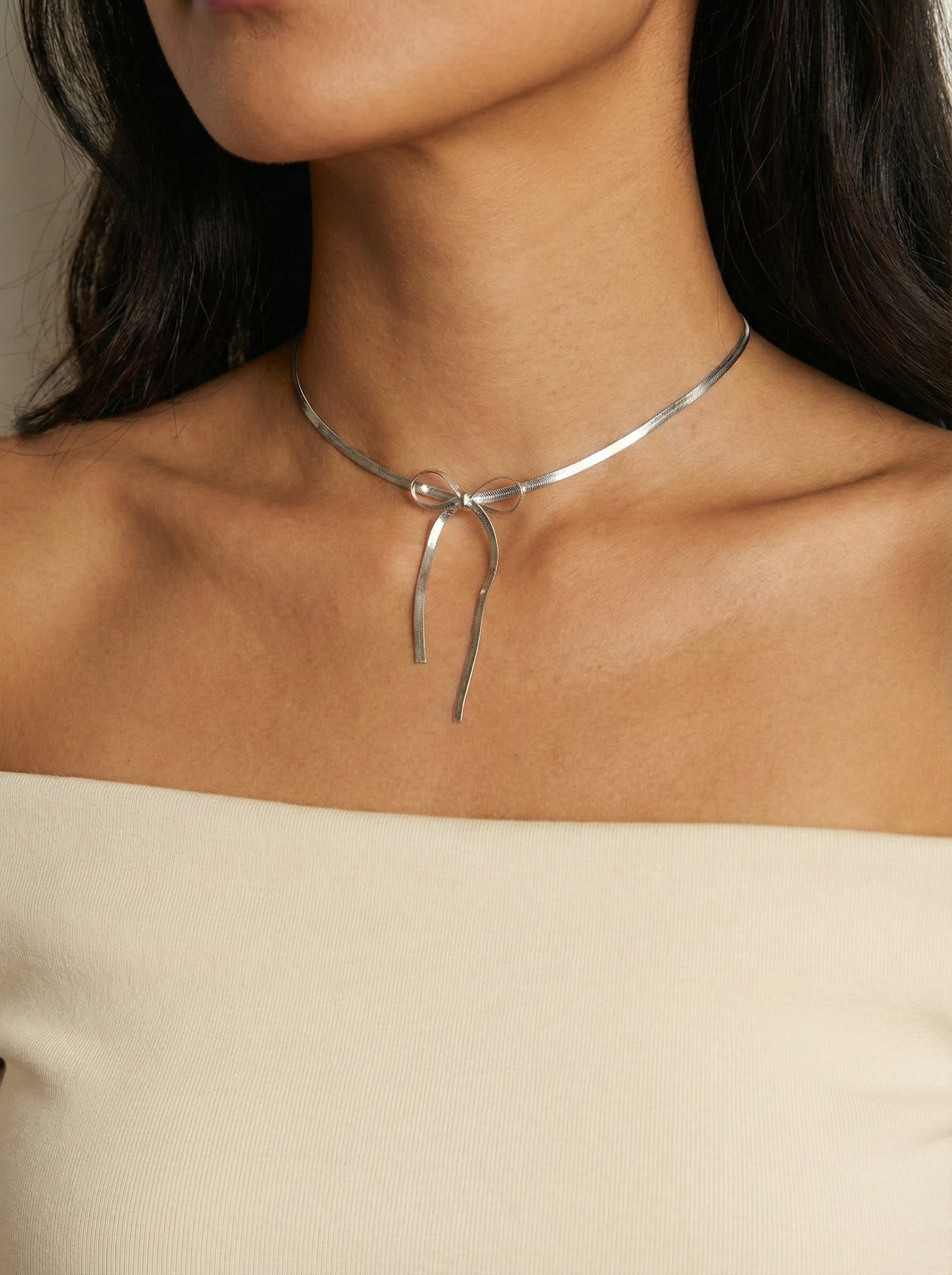 Diamond Bezel Necklace