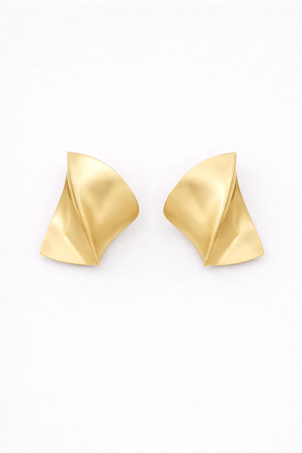 Sculpted Silver Statement Earrings