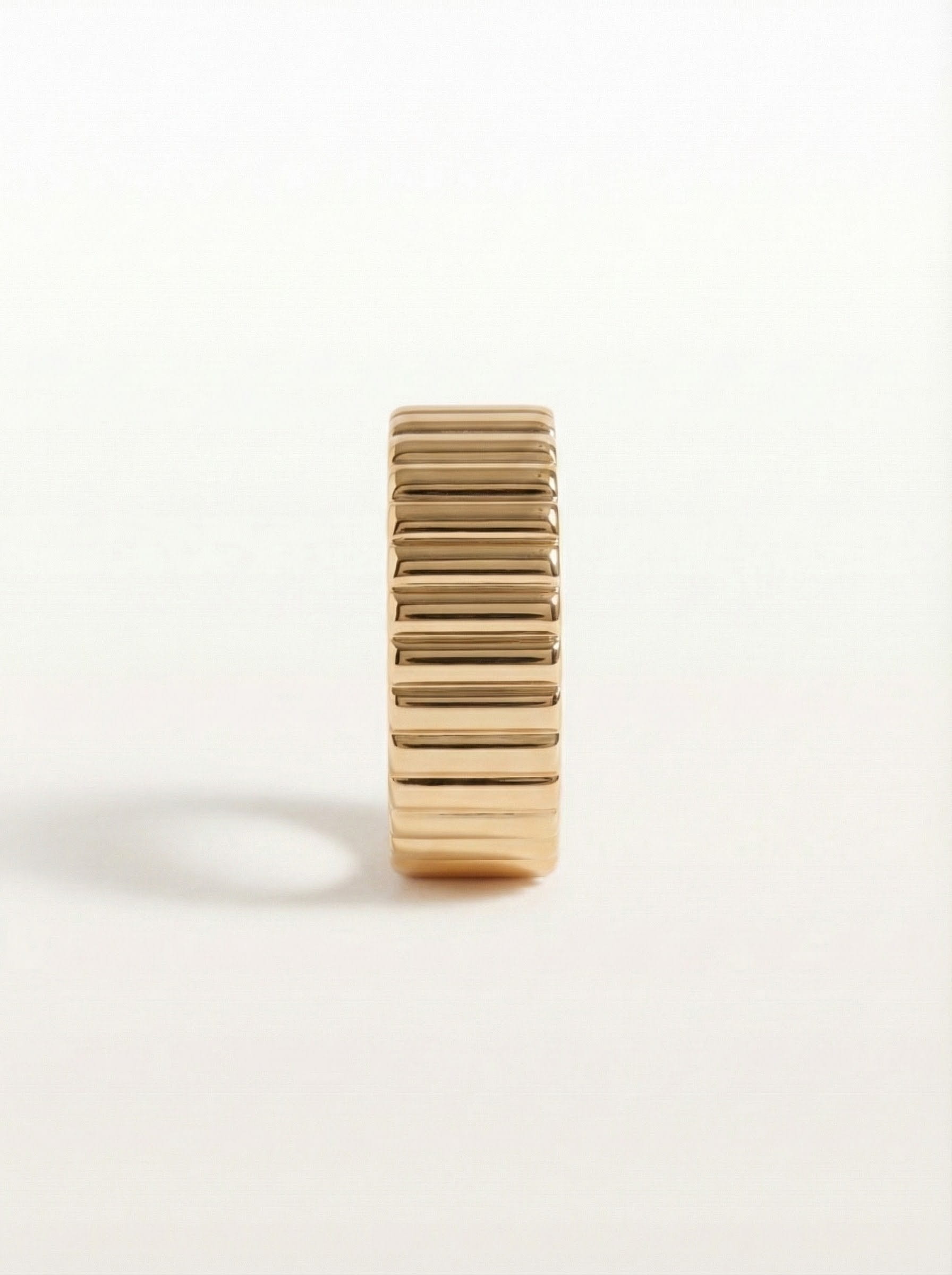 Infinity Ridge Ring In 14K Gold Vermeil