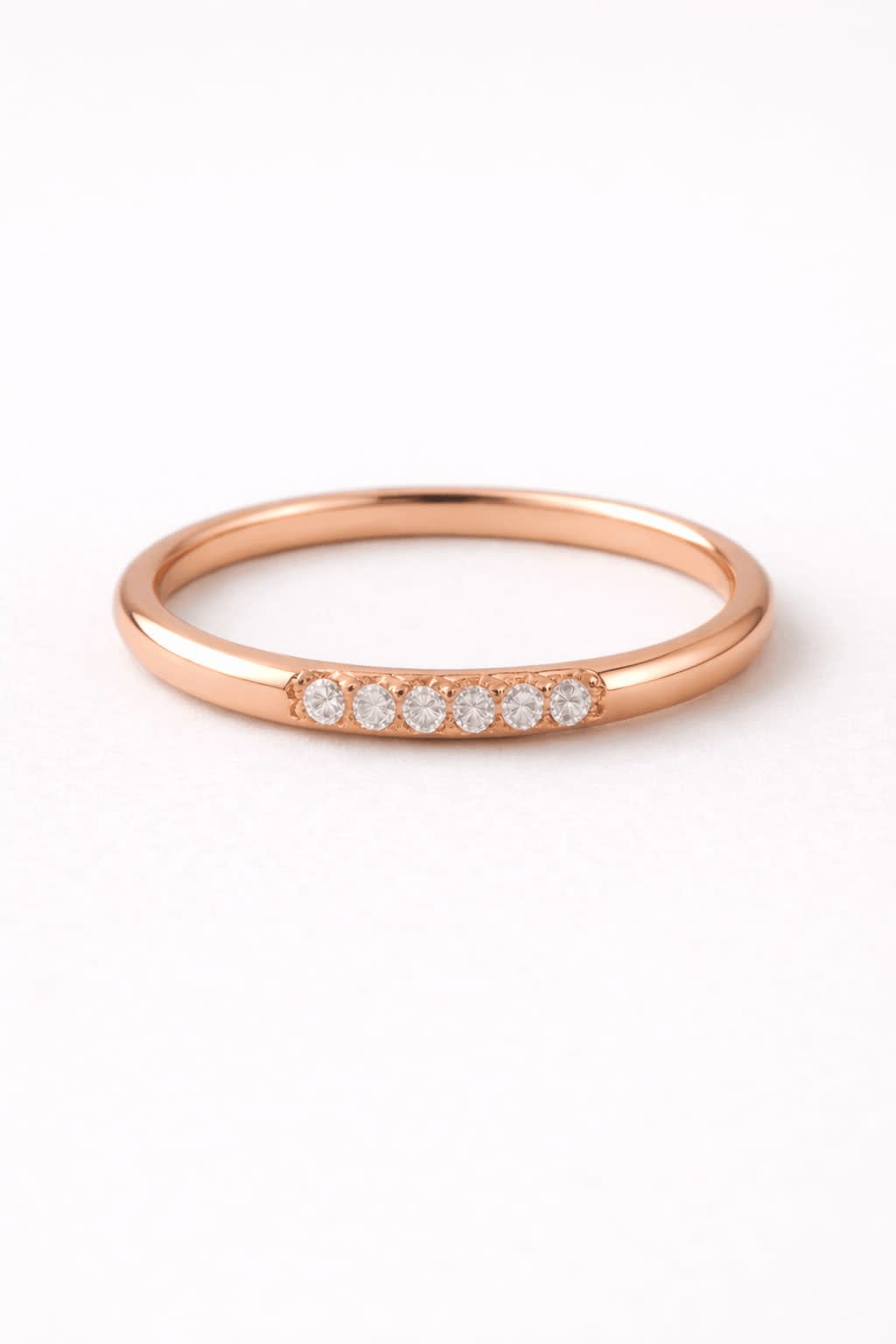 Lab Diamond Gold Band Ring