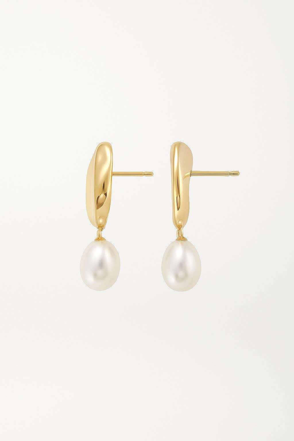 Baroque Pearl Gold Vermeil Earrings