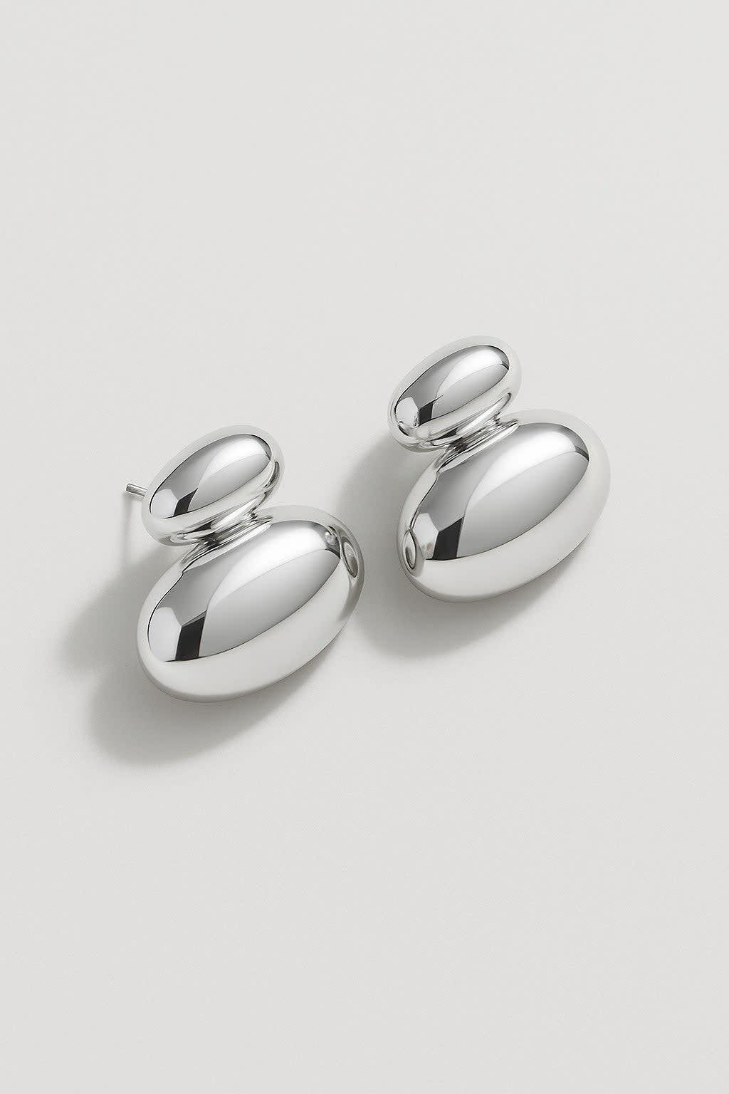 Gold Vermeil Sculptural Earrings