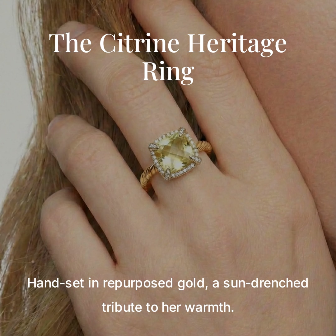 The Citrine Heritage Ring: A Circular Luxury Story
