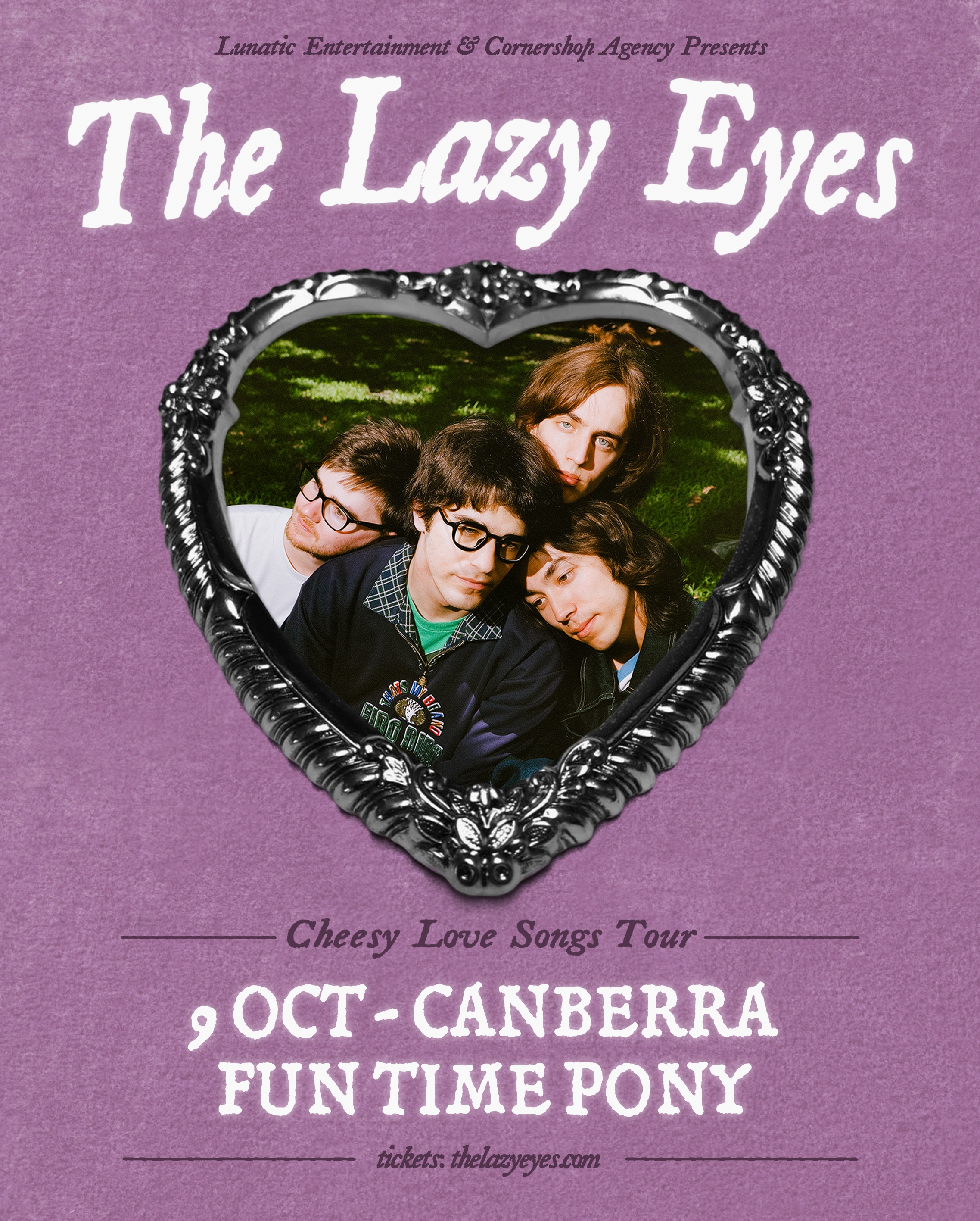 The Lazy Eyes 'Cheesy Love Songs' Tour at Fun Time Pony