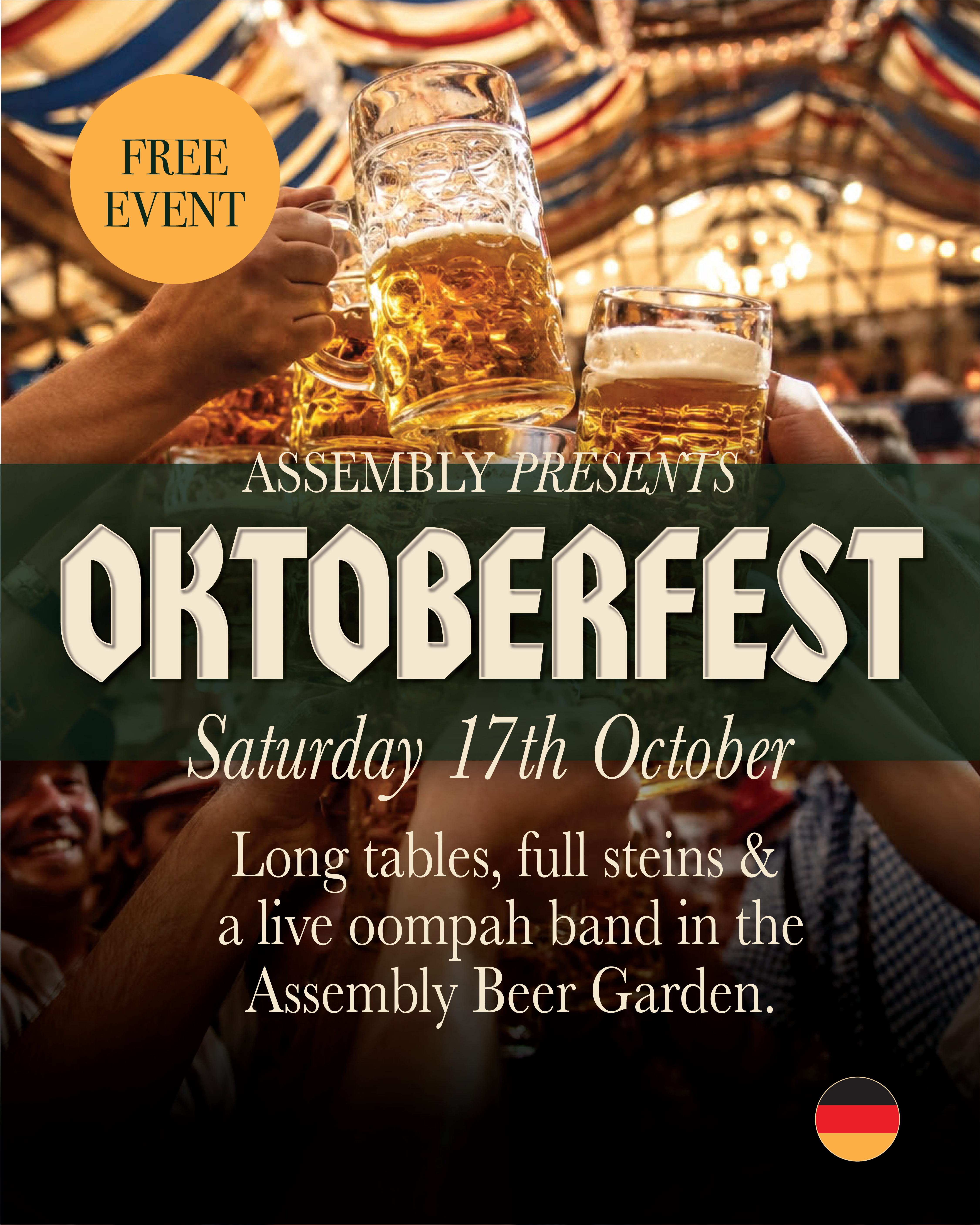 Assembly presents Oktoberfest 2026 at Assembly