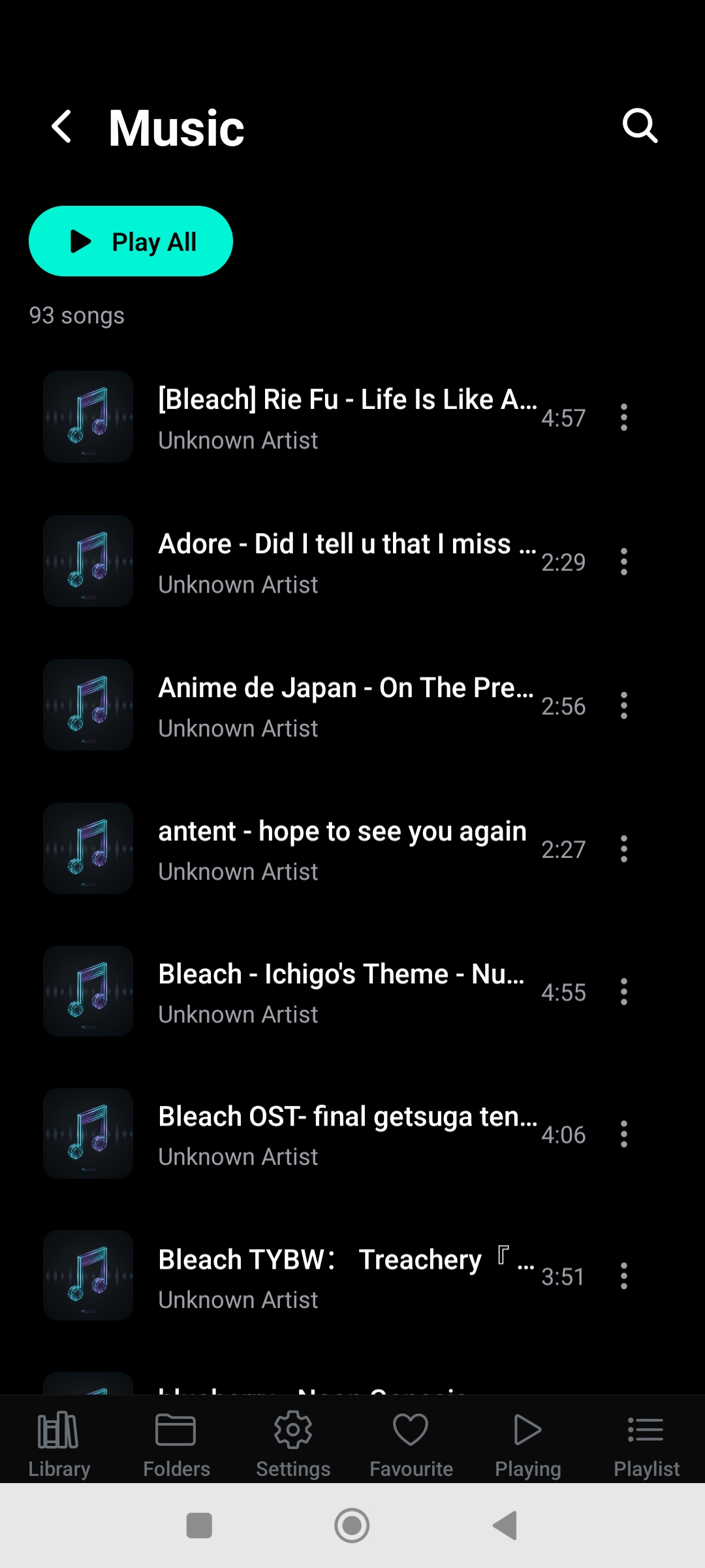 React Native Music Player