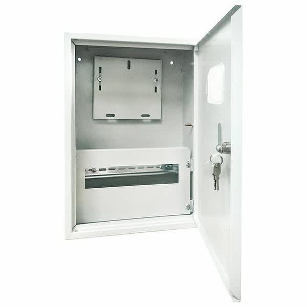 Щит учётно-распределительный KRZMI ЩУ-1H-10эл металл IP31 395x285x100 мм без замка