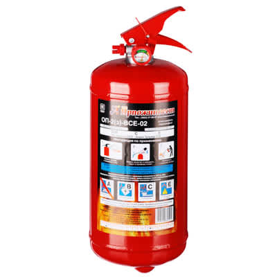 Порошковый огнетушитель Ярпожинвест ОП-2(з)-BCE-02 автомобильный