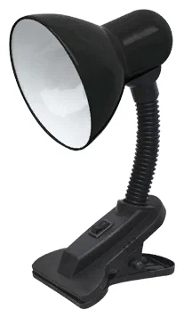 Лампа офисная IN HOME СНП-01, E27, 40 Вт, цвет арматуры: черный, цвет плафона/абажура: черный