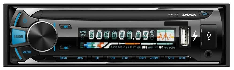 USB-Автомагнитола Digma DCR-380B