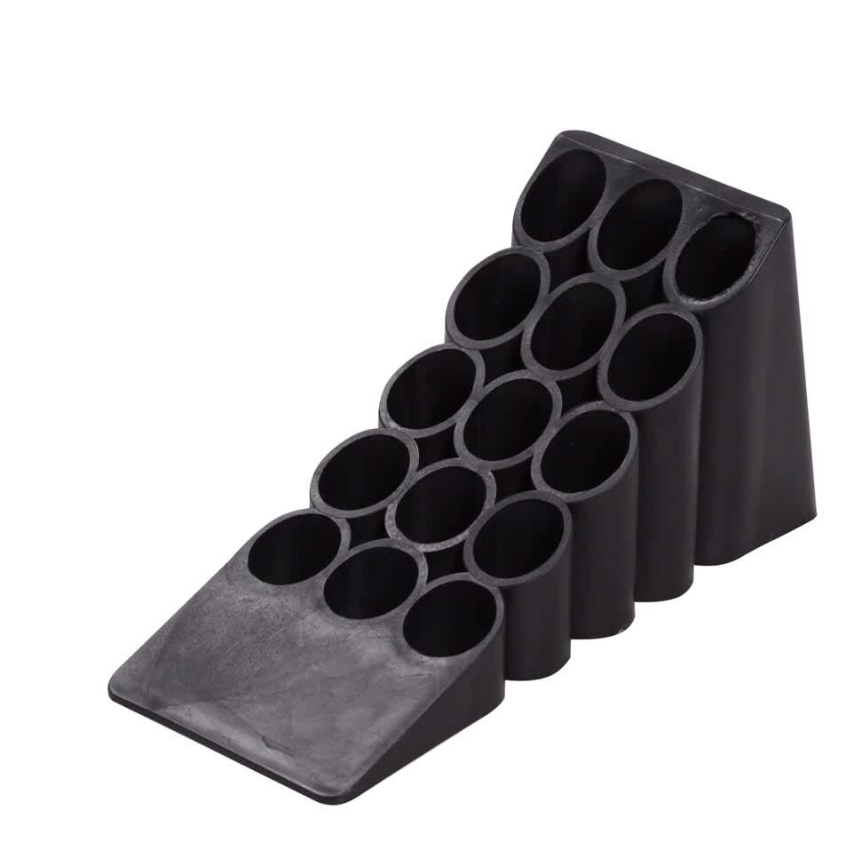 Упор (башмак) противооткатный, пластиковый (16х7,8х6,5 см) (AJ-U-02)