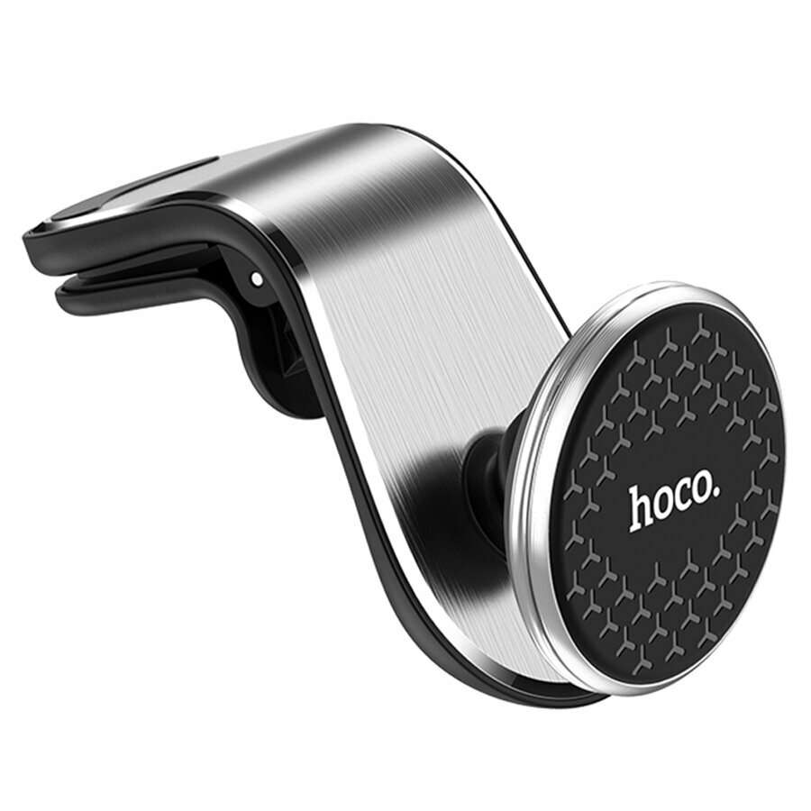 Автомобильный держатель HOCO CA59 Victory, магнитный, на воздуховод, серебряный