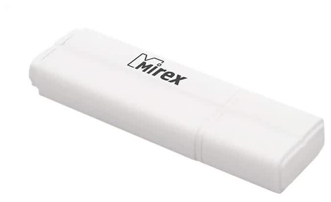 Mirex Флешка Mirex LINE WHITE, 16 Гб, USB2.0, чт до 25 Мб/с, зап до 15 Мб/с, белая