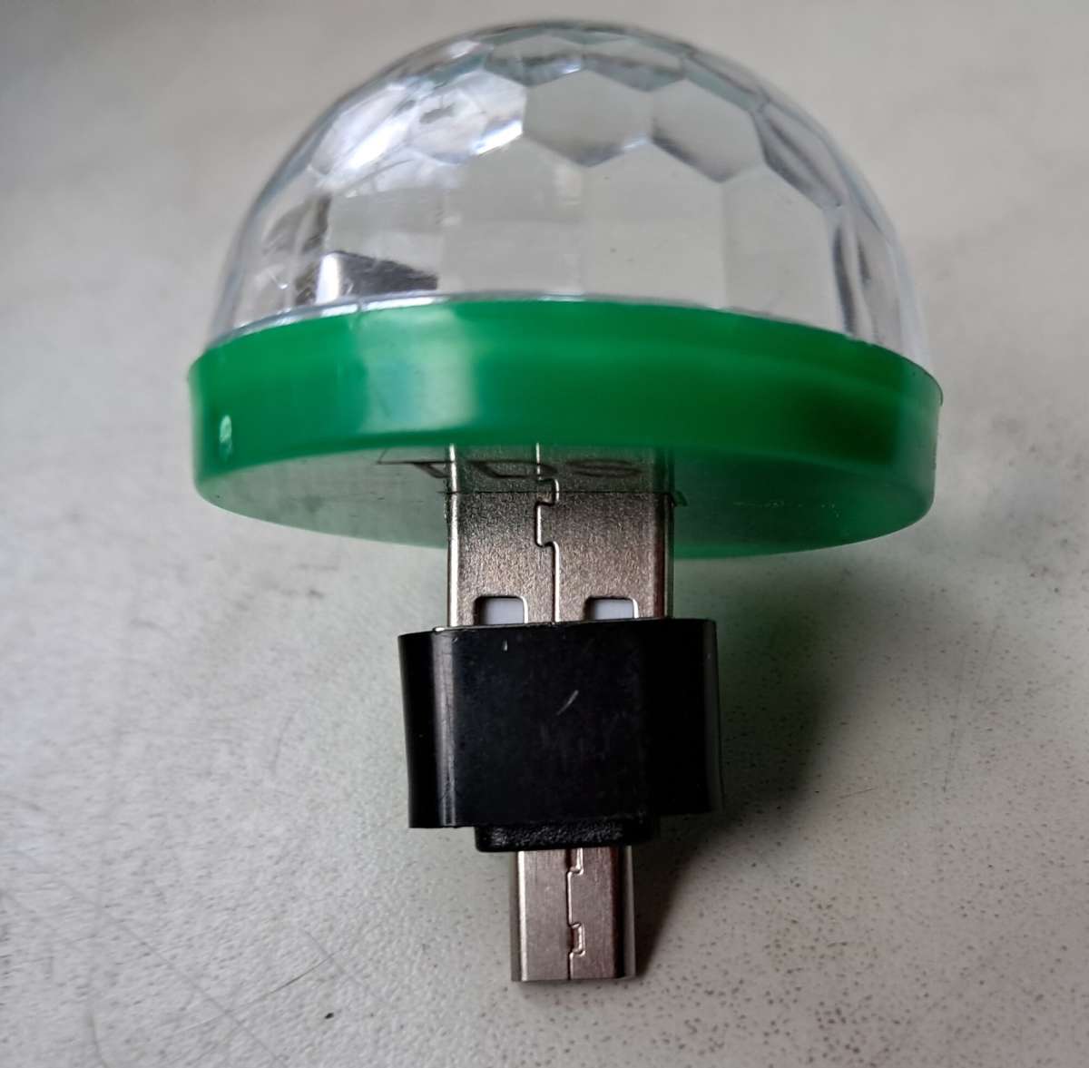 Световая установка Огонёк LD-129 подключение к USB , с переходником micro USB 