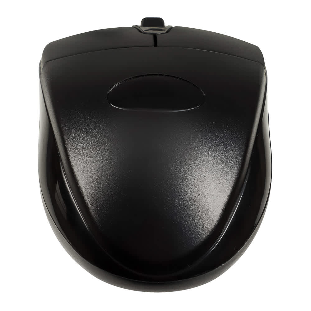 Компьютерная мышь проводная, 1000dpi, длина провода 125см, черный "Первая цена"