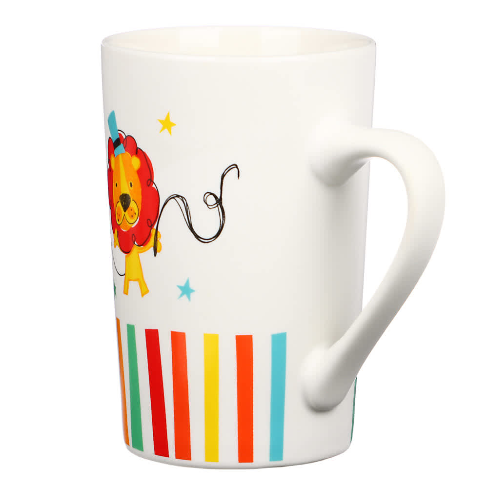 Millimi цирк кружка 375 мл, фарфор, 4 дизайна в ассортименте