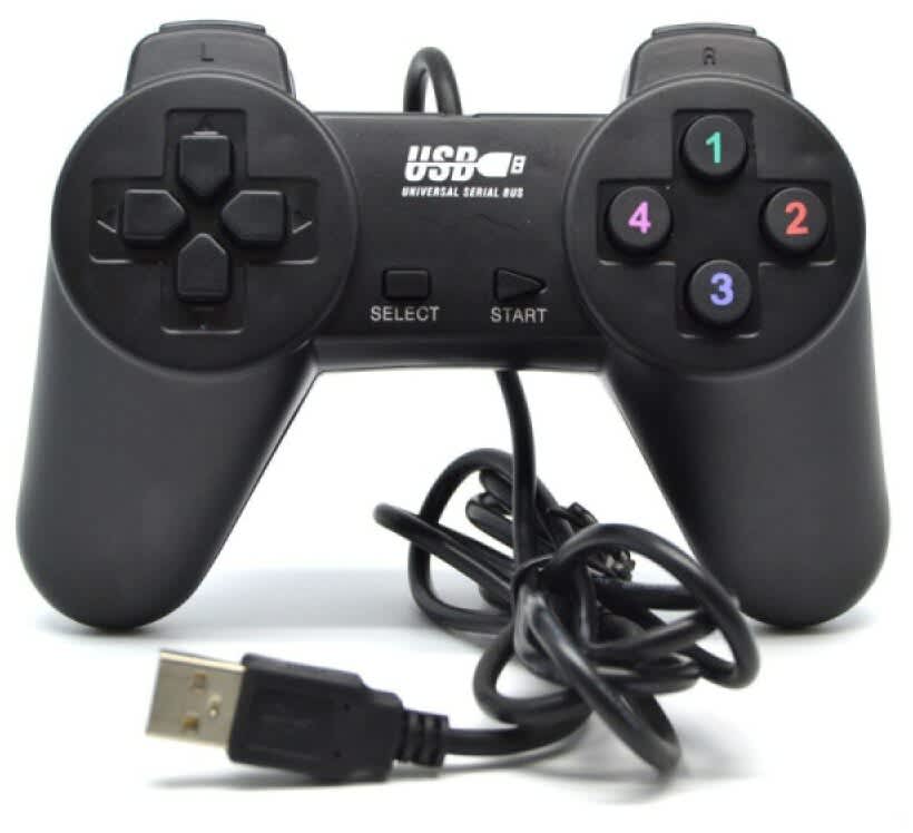 Джойстик USB-701 для PC Орбита OT-PCG04, чёрный, проводной, USB 2.0