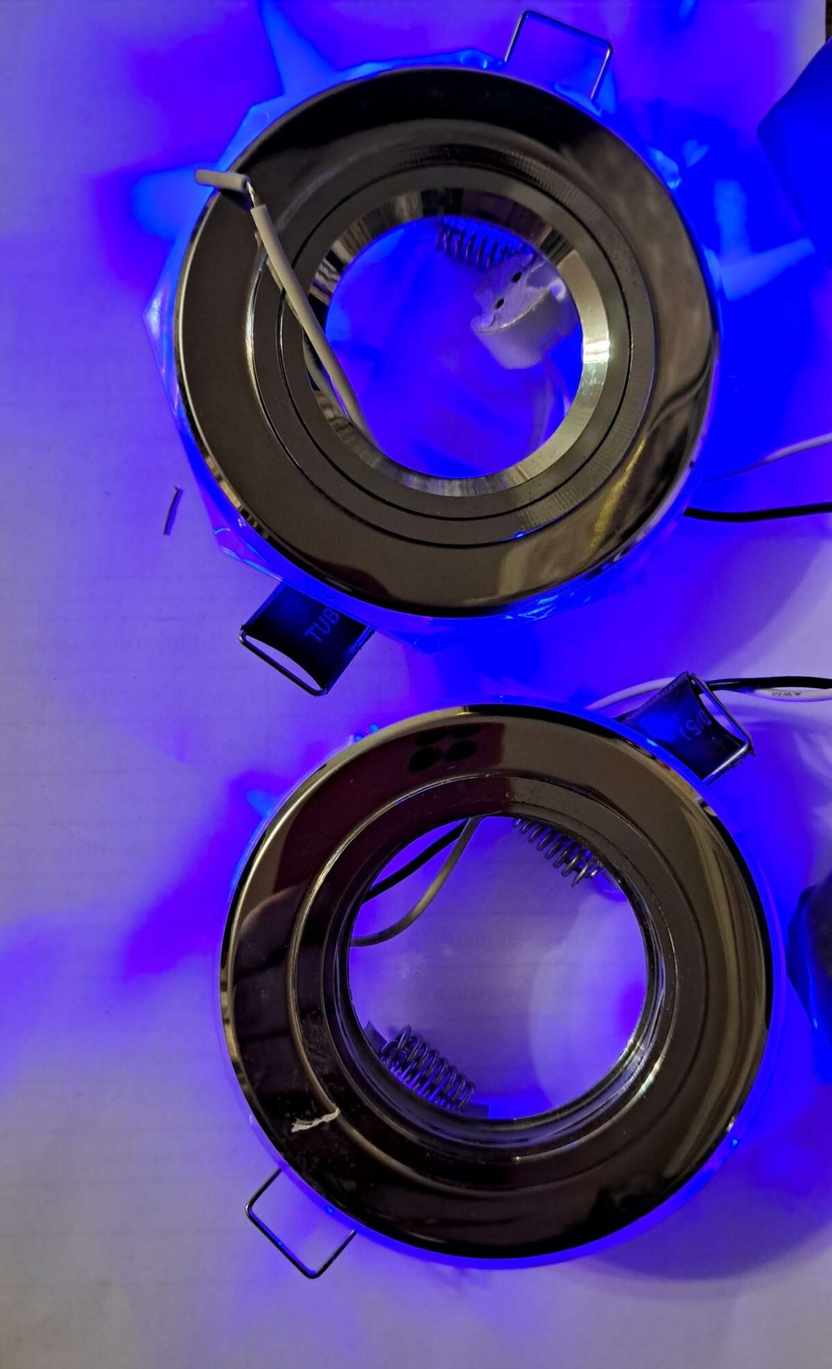 Встраиваемый светильник Elektrostandard, 2020/2060, LED, хром синий, MR16 светодиодная синяя подсветка G5.3
