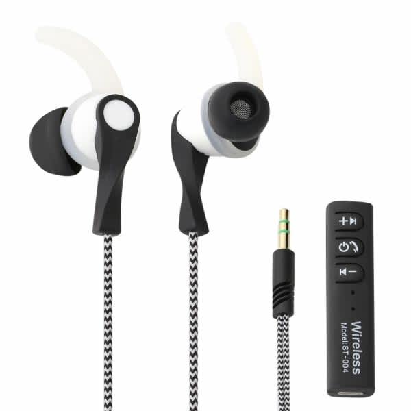Беспроводная гарнитура Bluetooth 4.2 ST-004, наушники с тканевым шнуром