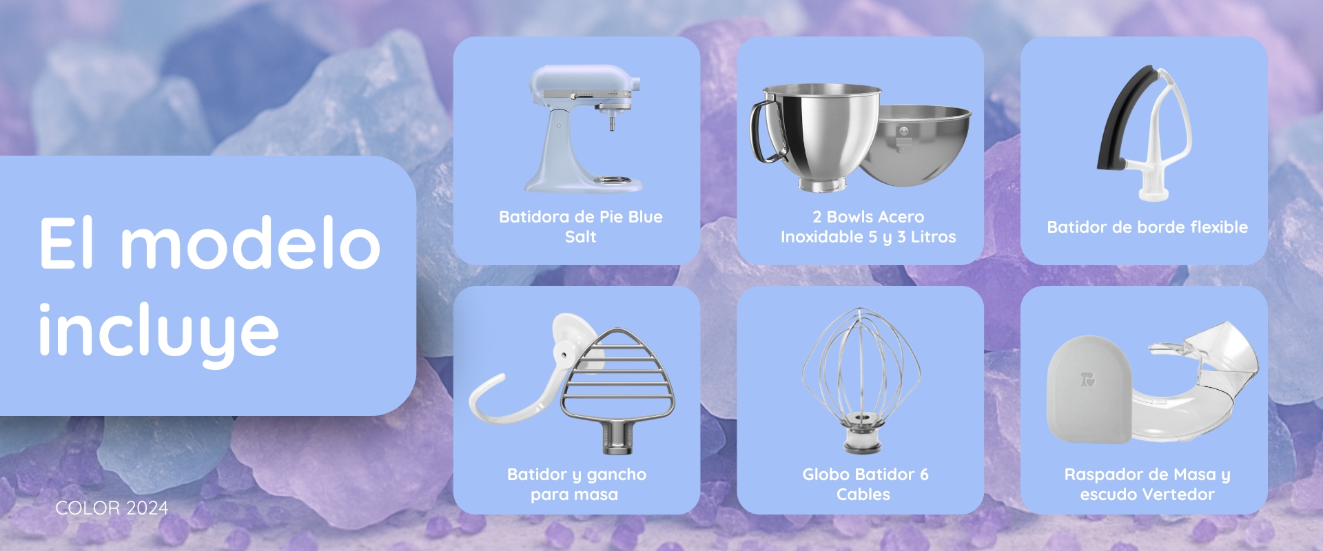 Batidora KitchenAid Artisan Blue Salt