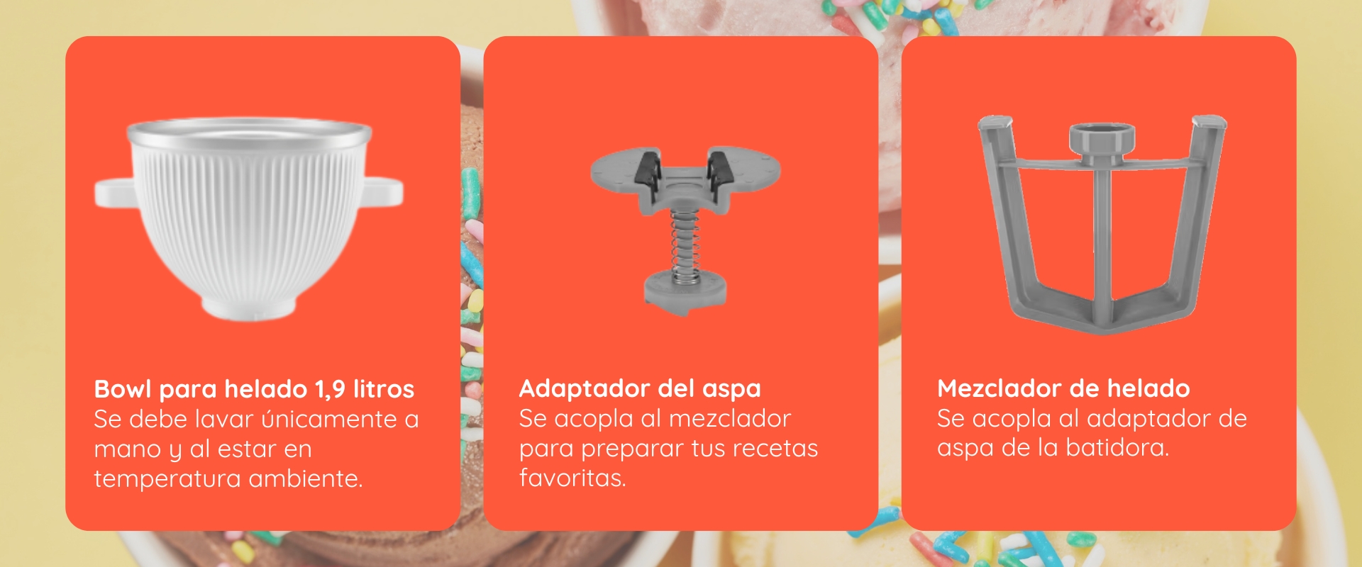 Aditamento para helados KitchenAid