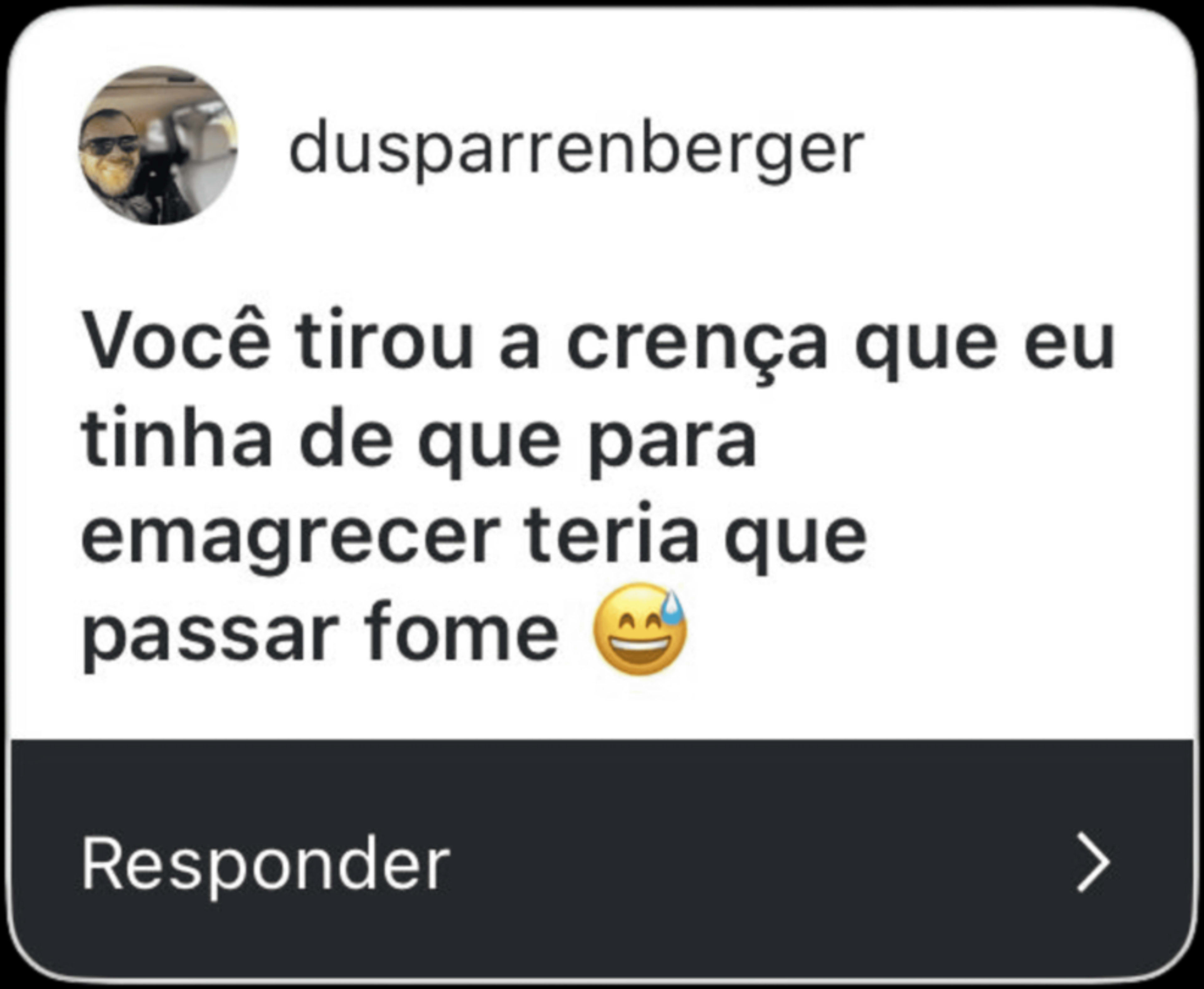 Depoimento de paciente