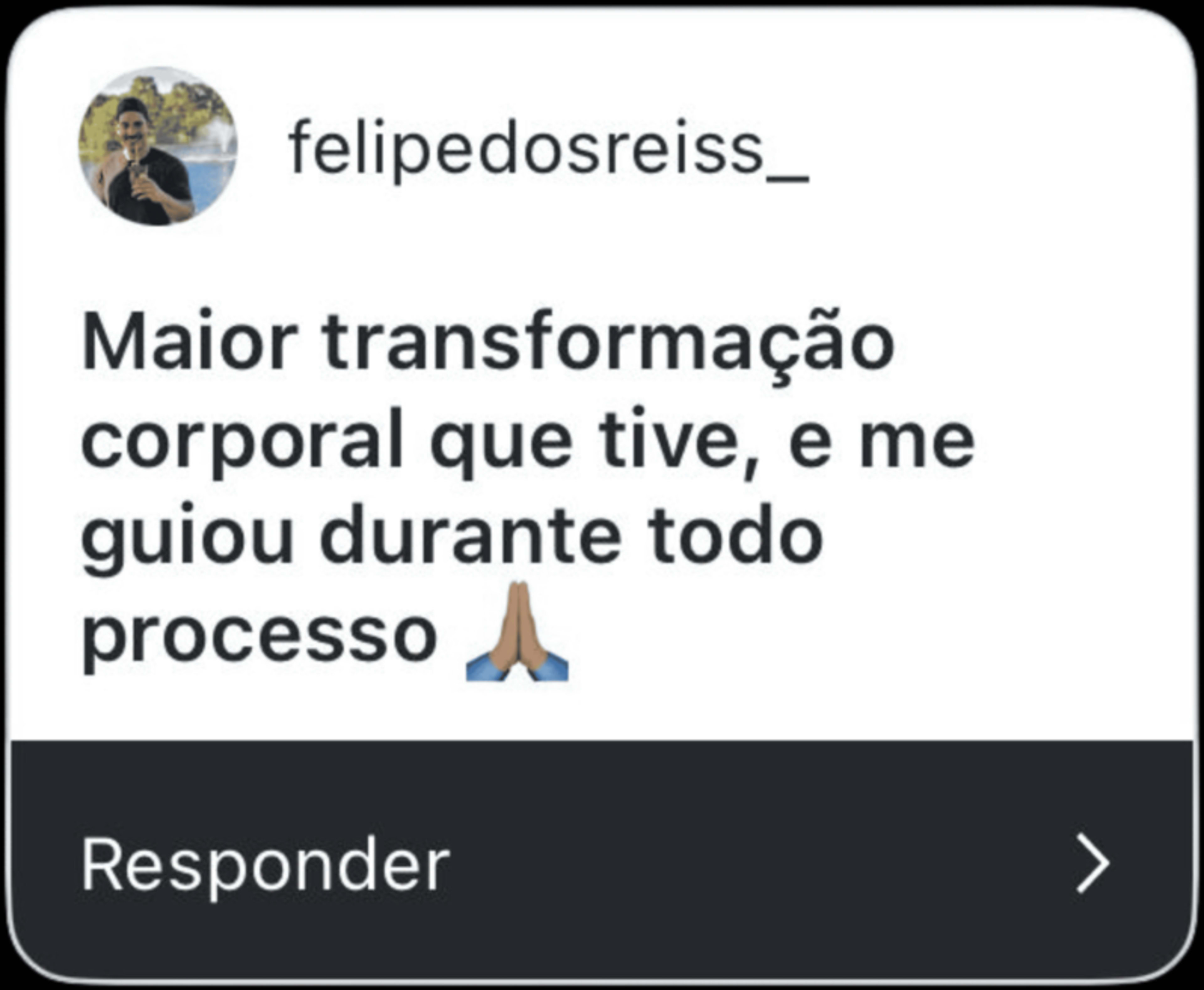 Depoimento de paciente