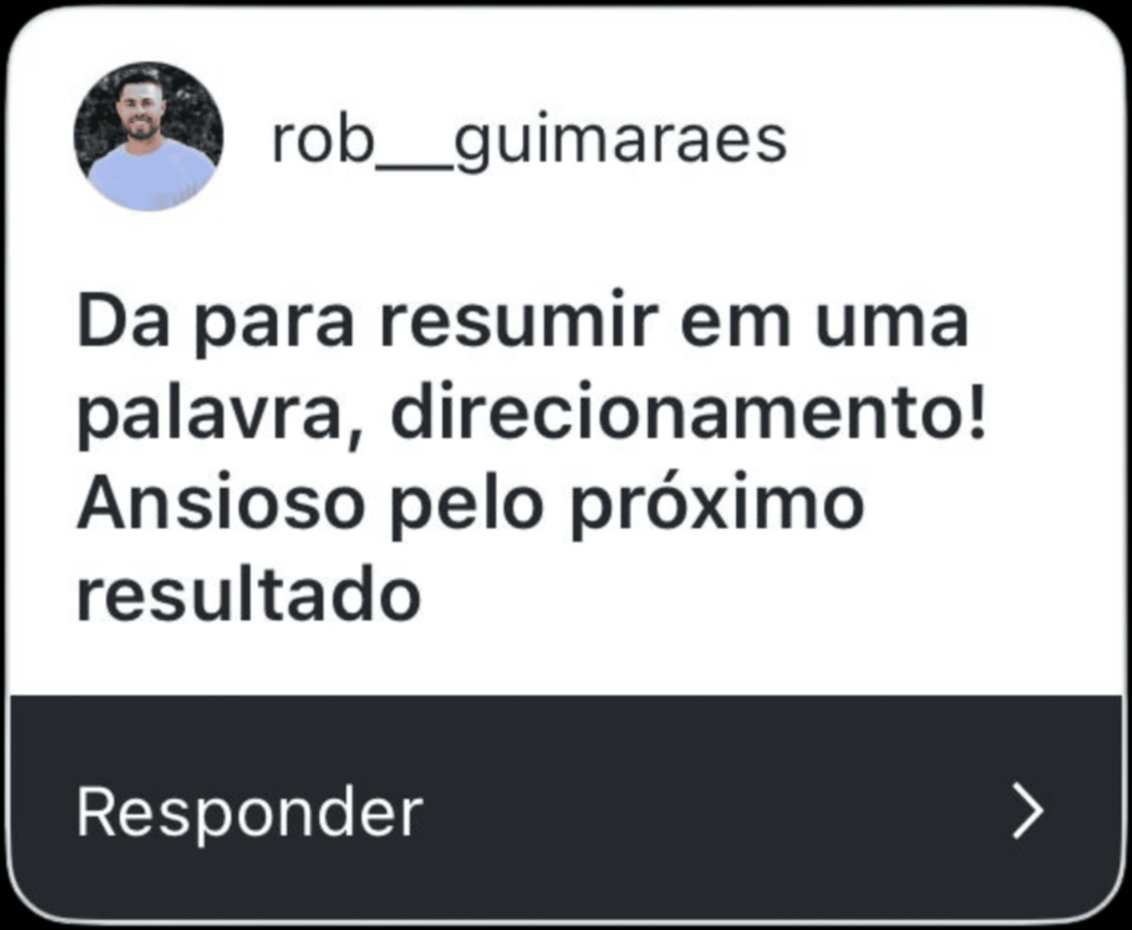 Depoimento de paciente