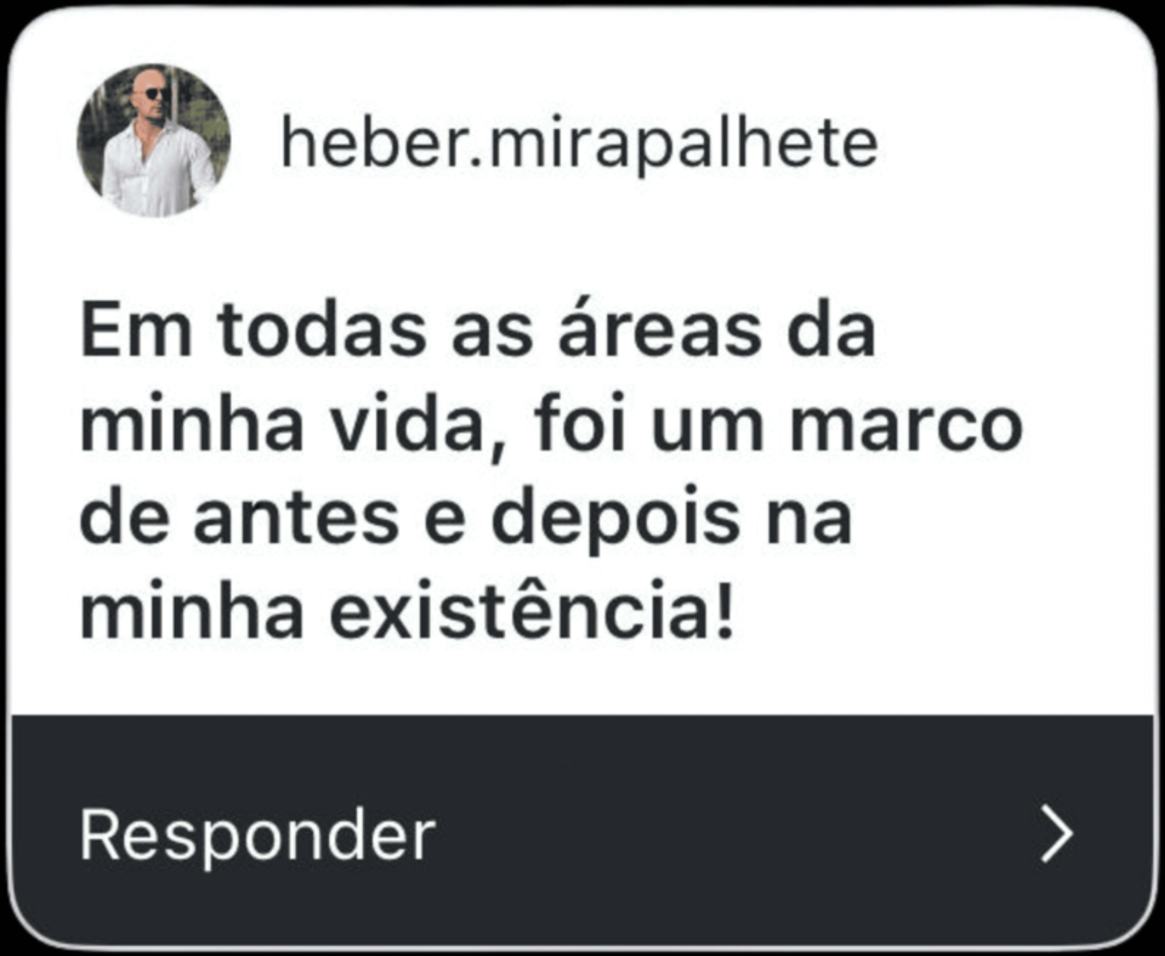 Depoimento de paciente