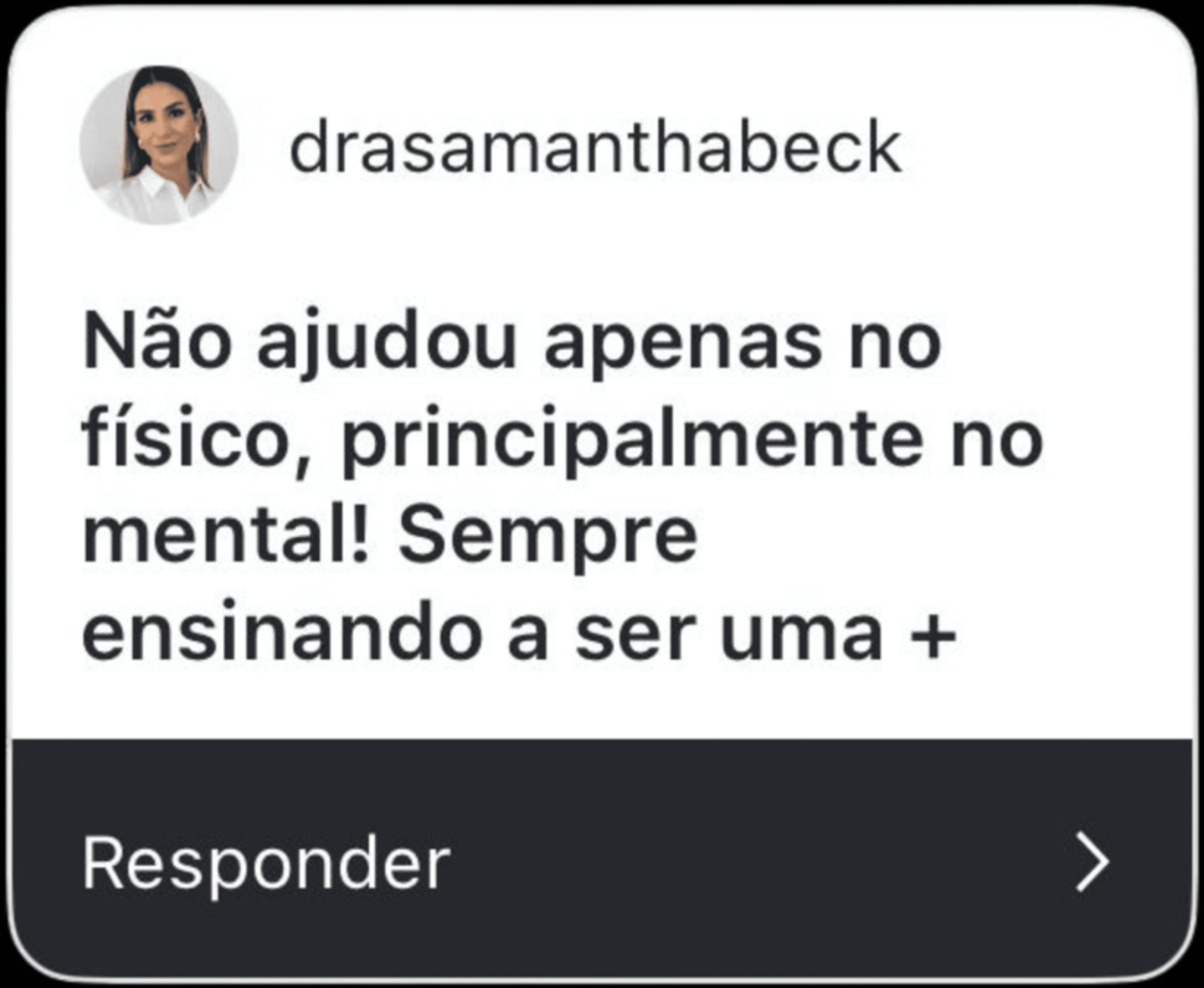 Depoimento de paciente