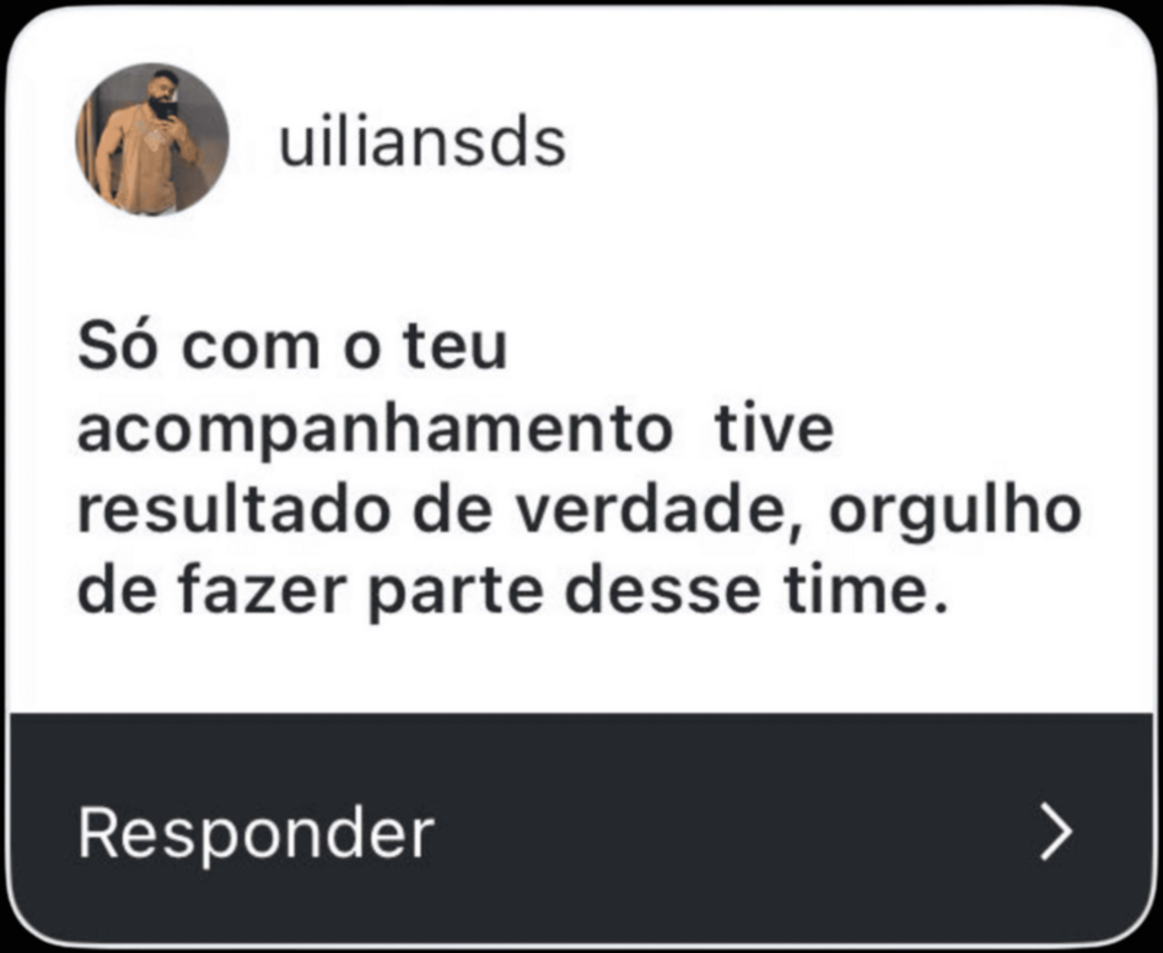 Depoimento de paciente