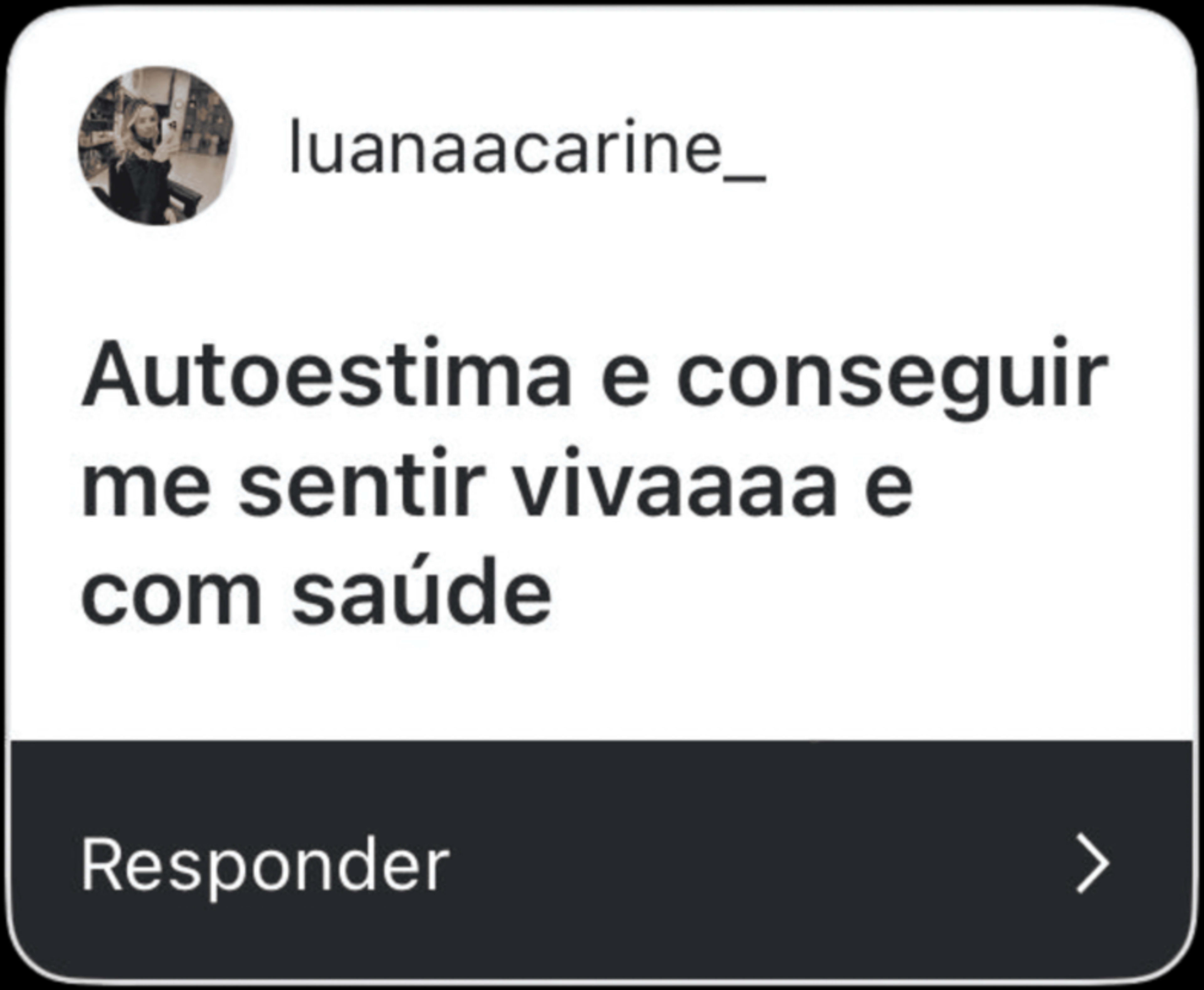 Depoimento de paciente