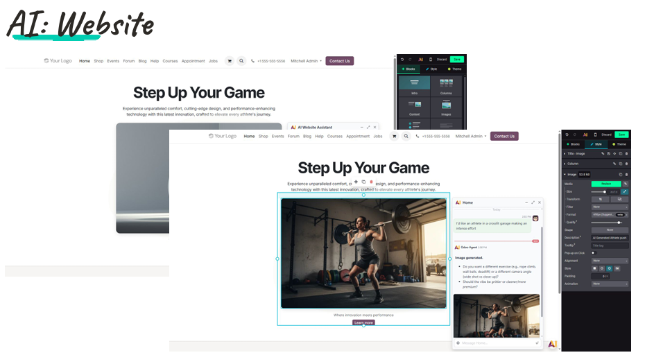 Odoo 20 — Génération image IA