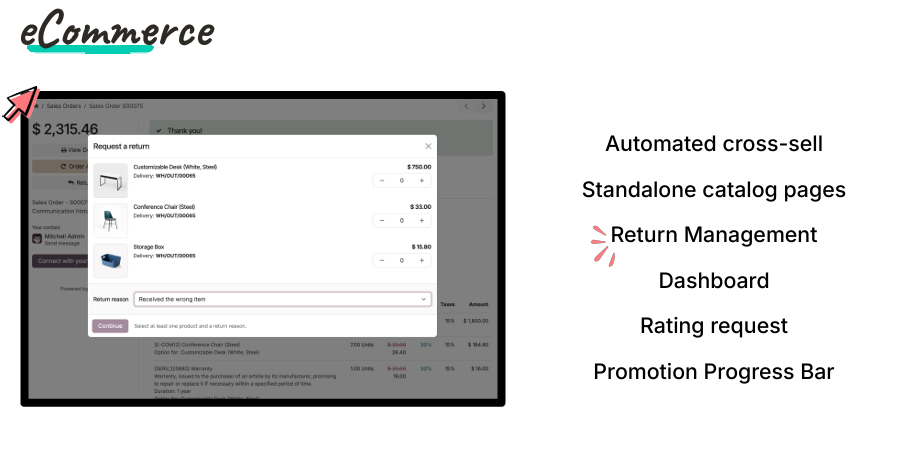 Odoo 20 — Nouveautés eCommerce