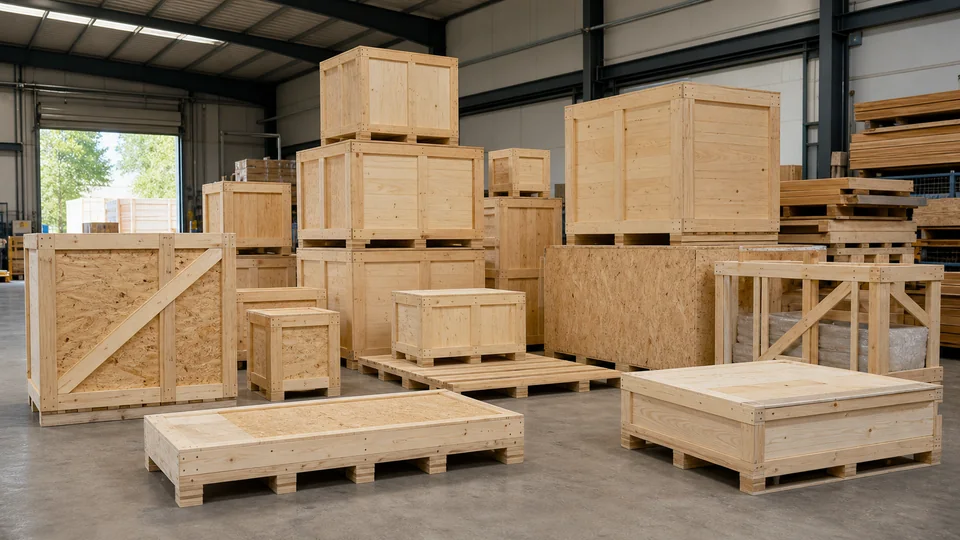 Atelier caisses en bois