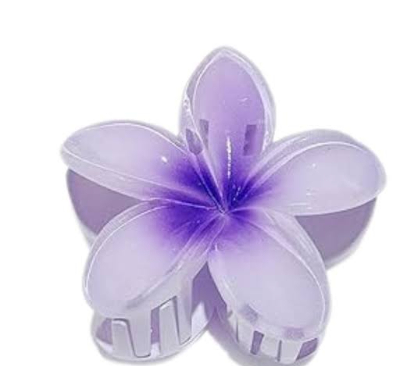 Hawaiian flower claw clip