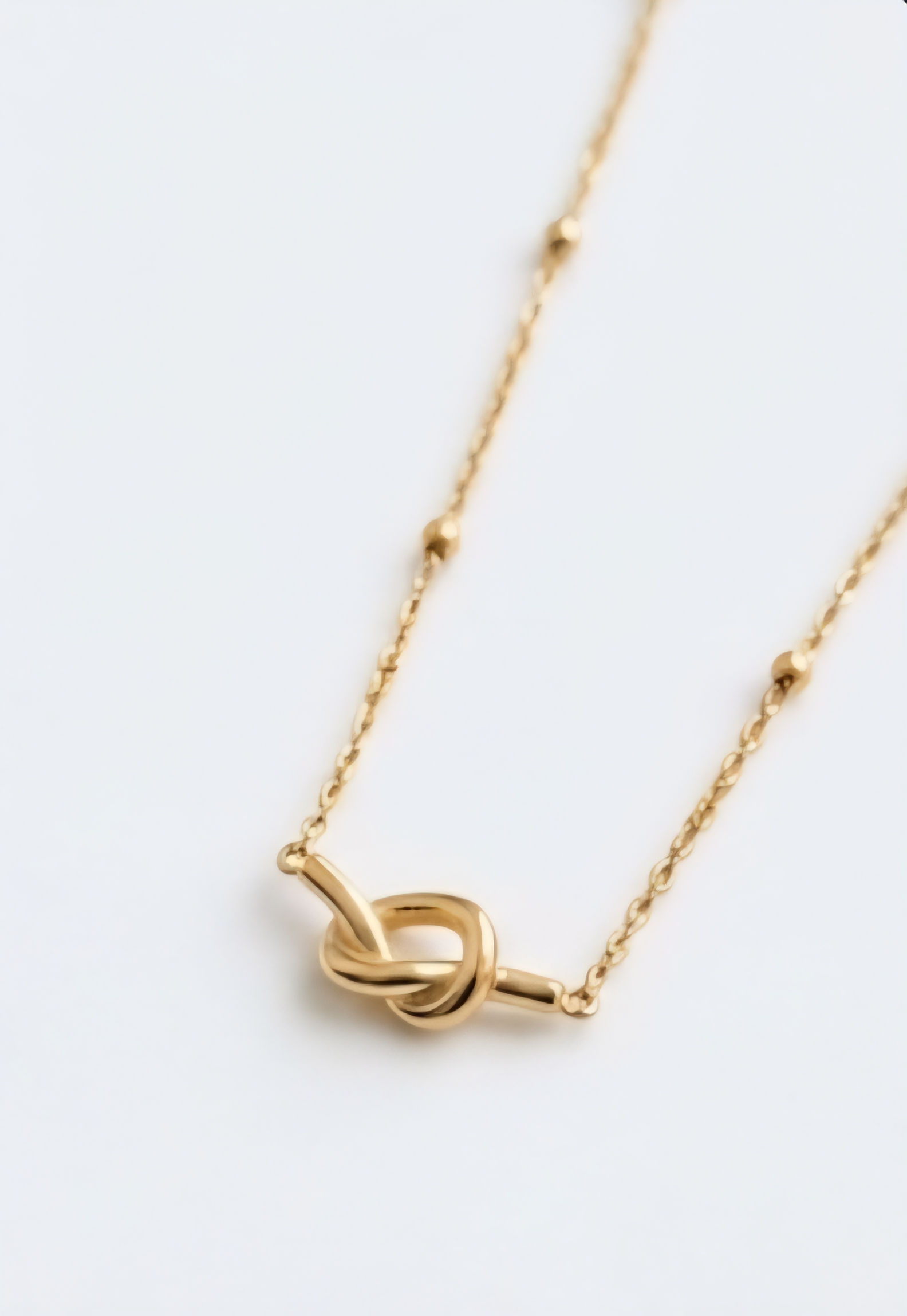 Stainless steel gold women's necklace