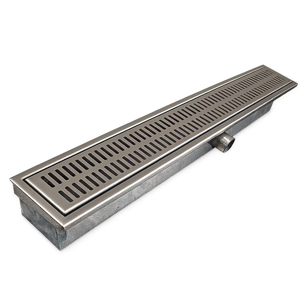 Drain Through Grating