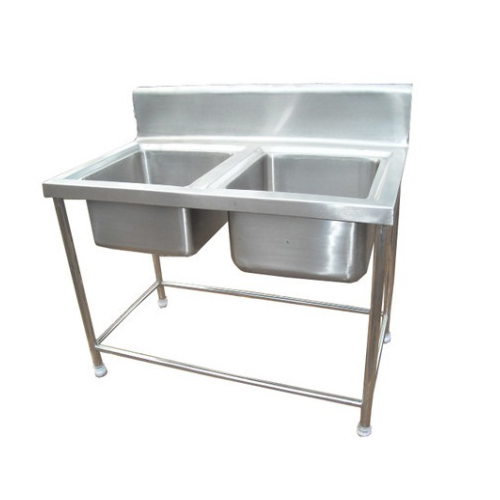 Double Sink Work Table