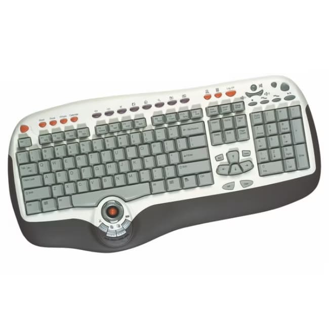 Tastatura BTC Smart Office US PS/2 8190-US cu Trackball