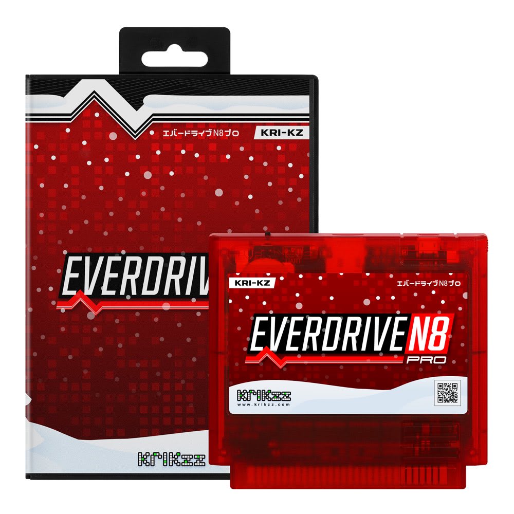 Caseta EverDrive N8 PRO Fami Krikzz Christmas Edition