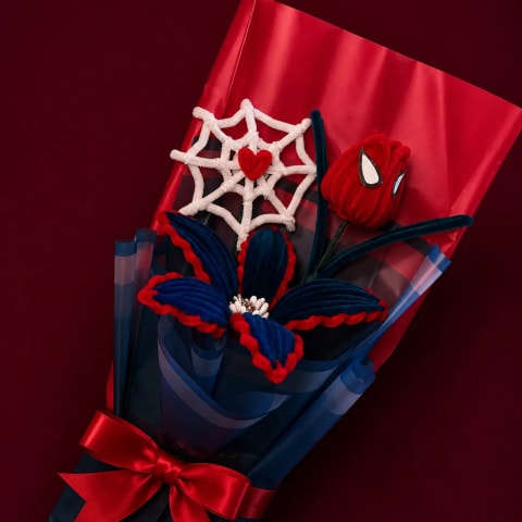 🕷️ The Mini Spidey Bouquet